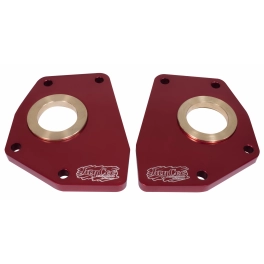 JayCee Billet Spring Plate Retainers, Red