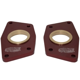 EMPI JC22920 JayCee Billet Bus Spring Plate Retainers, Red