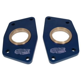 JayCee Billet Bus Spring Plate Retainers, Blue