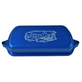 JayCee JC32240 JayCee Billet Valve Covers, Blue, Pair