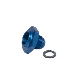 EMPI JC45840 JayCee Fuel Line Tank Adapter, -8 Line Blue