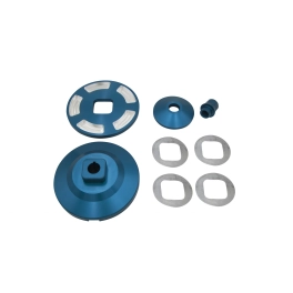 JayCee Billet Alternator Pulley, Blue