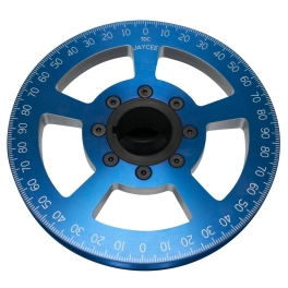 JayCee Billet 7 Inch Street Pulley, Blue