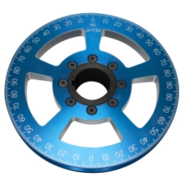 JayCee JC-8606-S JayCee Billet 7 Inch Street Pulley, Sand Sealed, Blue