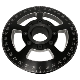 JayCee Billet 6 Inch Street Pulley, Black