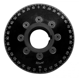 JayCee Billet 4.5 Inch Drag Pulley, Sand Sealed, Black