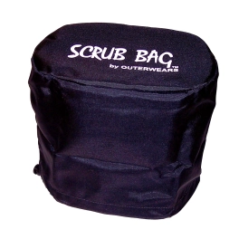 OUTERWEARS SB195-6BK Storage Bag, 4.5 X 7 Oval, 6 Inch Tall, Black