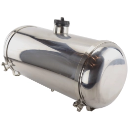 Stainless Steel Fuel Tank 10 X 33, 10.5 Gallon, Center Fill