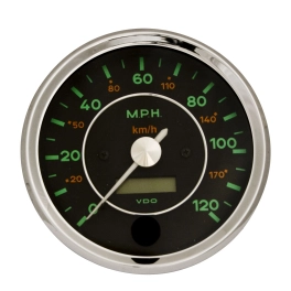 EMPI V5-1984-6 4 Speedometer, 120 MPH, 356 Seeries VDO