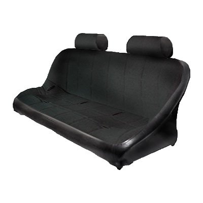 EMPI 62-2807-0 48 Off-Road Bench Seat, Black Vinyl with Black Fabric