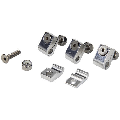 ALLSTAR PERFORMANCE ALL18320 2pc Aluminum Line Clamps 3/16in 4pk ALL18320