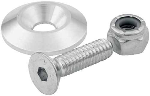 ALLSTAR PERFORMANCE ALL18634-50 Countersunk Bolts 1/4in w/1.25in Washer 50pk ALL18634-50