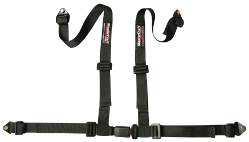 MASTERCRAFT MAS114004 Seat Belt Restraint 2in 4 Point, Black