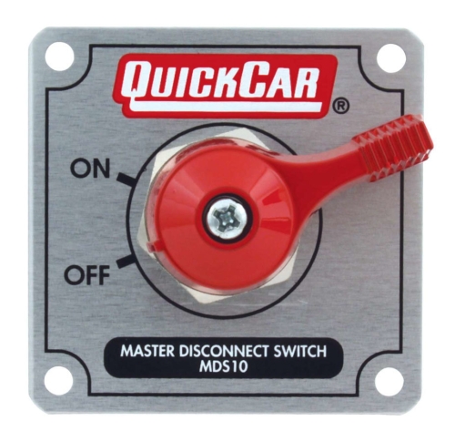 QUICKCAR RACING PRODUCTS QRP55-021 Master Disconnect Switch withSilver Plate 55-021