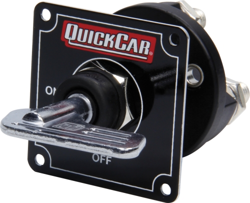 QUICKCAR RACING PRODUCTS QRP55-031 Master Disconnect Switch w/ Removable Silver Key 55-031