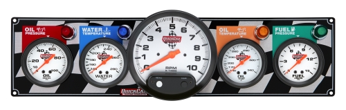 QUICKCAR RACING PRODUCTS QRP61-6051 Flag 4-1 OP/WT/5 In Tach/OT/FP 61-6051