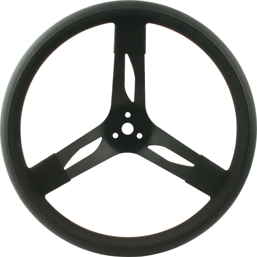 QUICKCAR RACING PRODUCTS QRP68-003 Black 15 In  Steel Steering Wheel 68-003