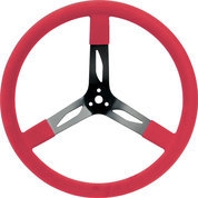 QUICKCAR RACING PRODUCTS QRP68-0041 Red 17 In  Steel Steering Wheel 68-0041