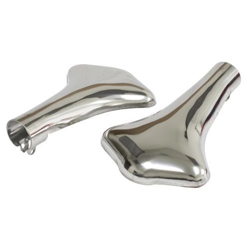 EMPI 00-3363-0 Vintage Exhaust Tips, Stainless, for Stock Mufflers, Pair