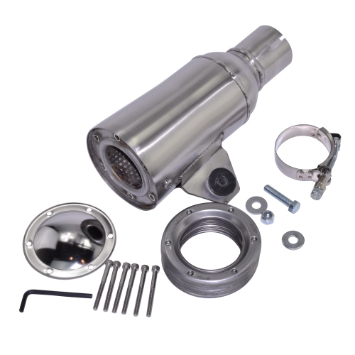 EMPI 00-3737-0 Spark Arrestor, 10 Stainless Steel with Side Mount