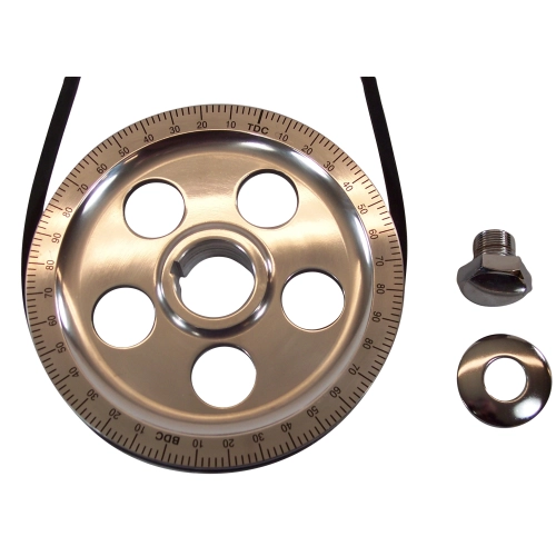 Degree Crank Pulley Kit, Black Letters, Standard Diameter