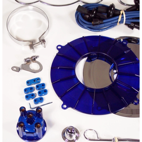 Super Color & Chrome Dress Up Kit, Blue, for Aircooled VW