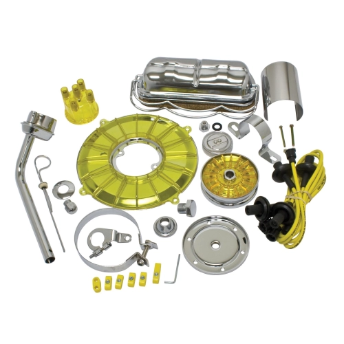 Super Color & Chrome Dress Up Kit, Yellow, for Aircooled VW