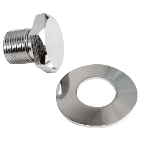 EMPI 4519 Crank Pulley Bolt & Washer, Chrome Plated