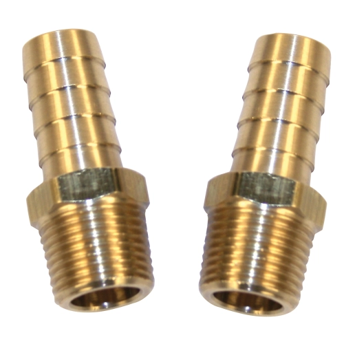 EMPI 00-9211-0 Barbed Fittings, 3/8 Npt with 3/8 Barbed End, 2 Pack