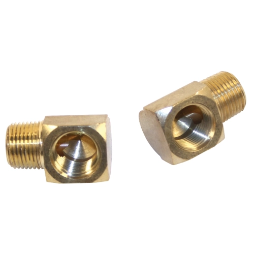 Barbed Fittings,  90 Degree, 1/2 NPT, 1/2 Female, 2 Pack