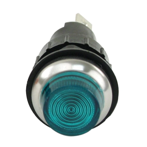 Super Blue Indicator Light, 7/8 Diameter, 9/16 Lens, Each