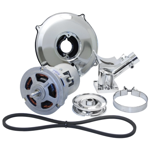 Chrome Alternator Kit Conversion Kit, 55 Amp, for Type 1 VW