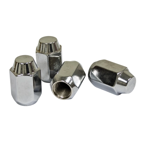 EMPI 00-9519-0 Chrome Lug Nut, 14mm 1.5, Acorn Style, Set of 4