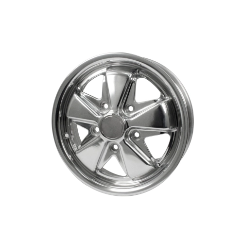 EMPI 00-9678-0 911 Alloy Wheel, Polished, 4.5 Wide, 5 on 130mm