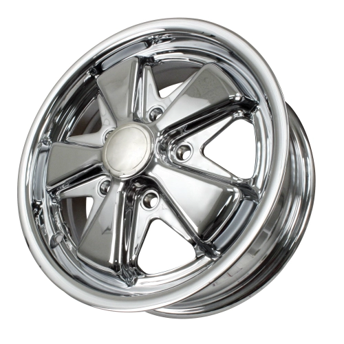 911 Alloy Wheel, Polished, 4.5 Wide, 5 on 130mm