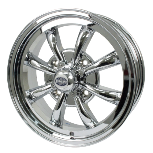 EMPI 00-9683-0 Gt-8 Wheel, All Chrome, 5.5 Wide, 4 on 130mm VW