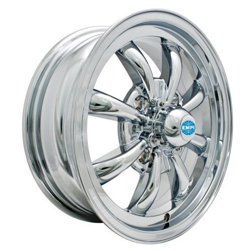 Gt-8 Wheel, All Chrome, 5.5 Wide, 4 on 130mm VW