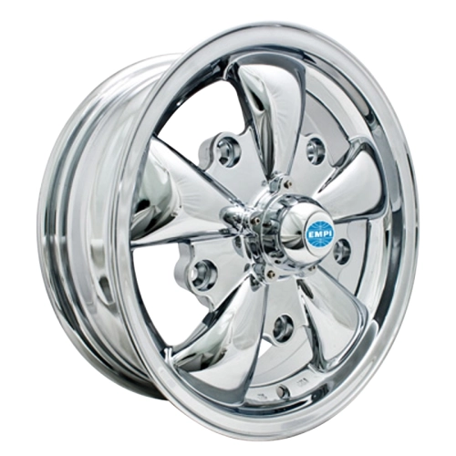 Gt-5 Wheel, All Chrome, 5.5 Wide, 5 on 205mm