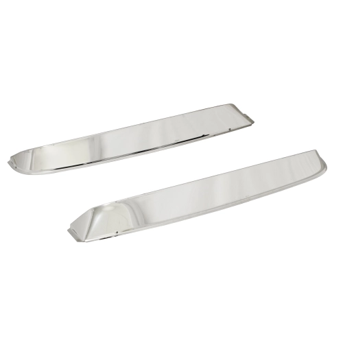 Window Vent Shades, Stainless, for Beetle 53-64, Pair