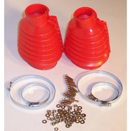 Swing Axle Boot, Red, for Beetle & Ghia 48-68, Pair