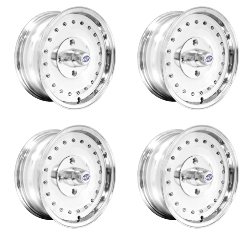 Appletree Automotive 10-1098-4 Smoothie Wheels, Polished, 5.5 Wide, 4 on 130mm VW