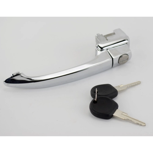 IAP 113-837-205D Outer Door Handle, with Key, for Beetle 64-1/2-66