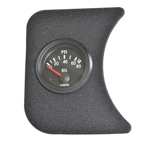 1 Hole Gauge Panel, Black for 39508