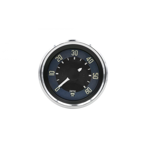 EMPI 14-1109-0 80mm 0-6000 RPM Tachometer with Chrome Bezel