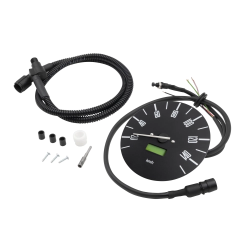 120mm Speedometer 10-150 KMH Black Dial Type 2