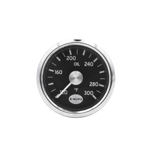 EMPI 14-1201-0 EMPI Oil Temp Gauge 0-300 Degree, 2-1/16 Inch