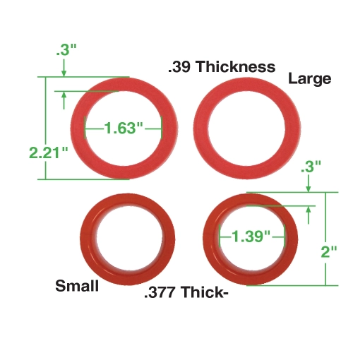 Ball Joint Beam Seal Kit, Urethane, 4 Pack