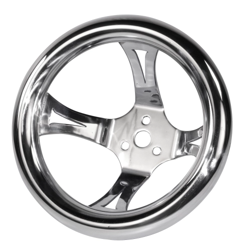 Latest Rage 16-9807-0 Steering Wheel, 9 Diameter, 5 Inch Dish, 4 Spoke Stainless