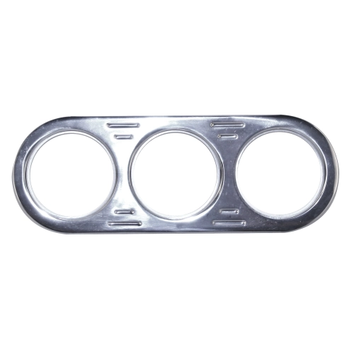 EMPI 16-9833-0 Billet Dash, for Manx Style, 3 Small Holes, Chrome