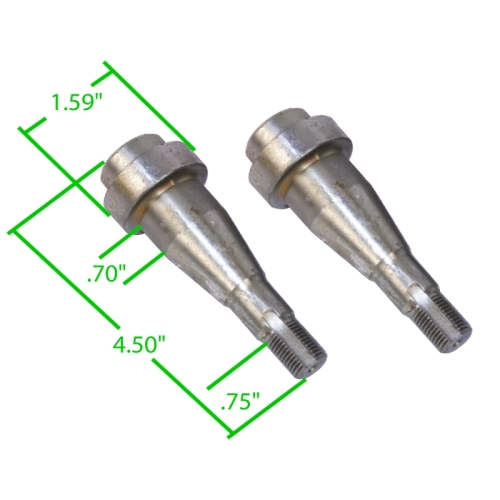 Ball Joint Spindles,  Weld On, Pair